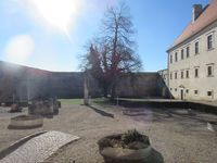 Prälatenhof im Winter vom Kloster Pernegg